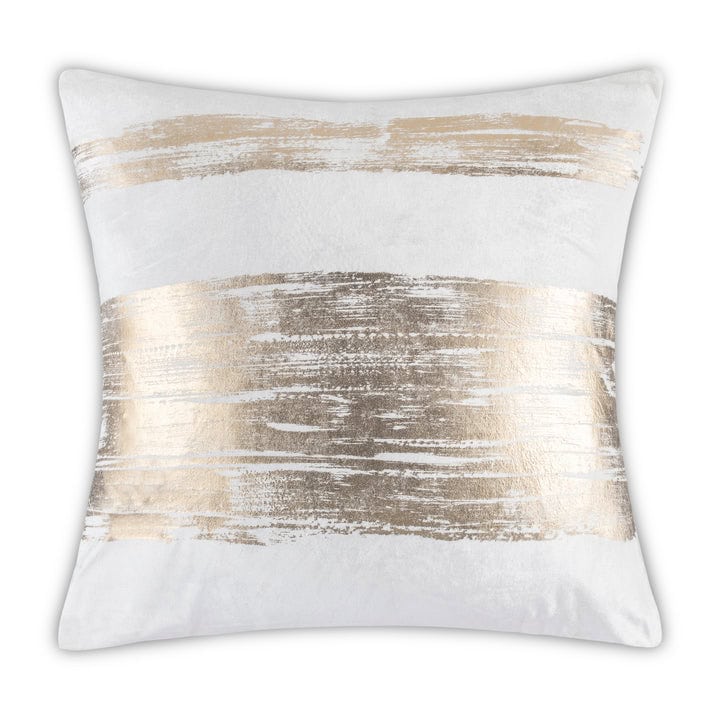 Inspire Me! Home Decor Leyla Ivory Gold Pillow