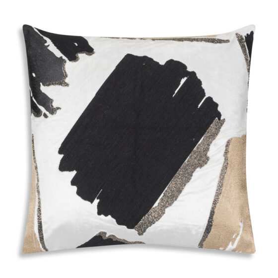KAS05J-IVBK_720x.jpg Kas Ivory Black Brustroke Pillow