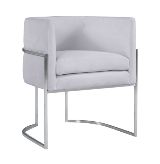 TOV-D6300.media_.01_79deb458-d51f-4cce-aa43-7e2528fc063e.jpg Giselle Grey Velvet Dining Chair with Silver Leg