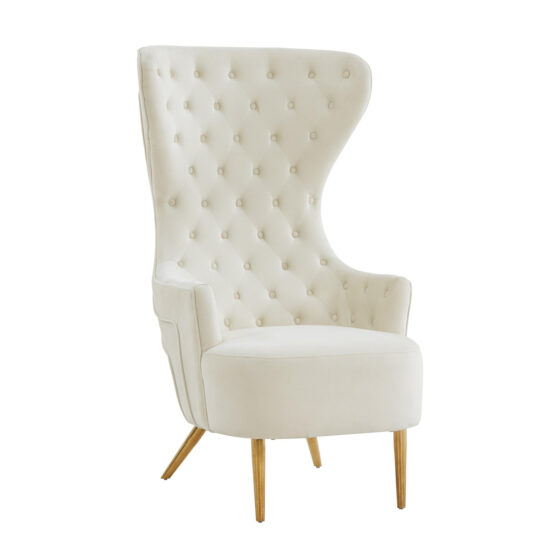 TOV-IHS68205.media_.01.jpg Jezebel Cream Velvet Wingback Chair
